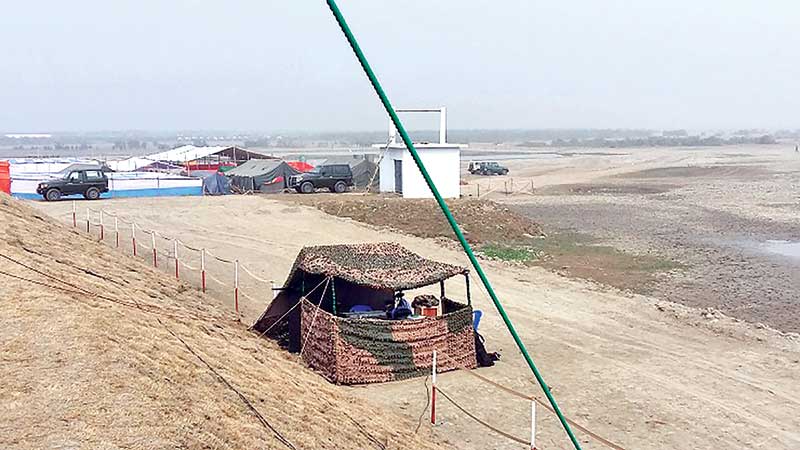 A partial view of the development activities undertaken by Bangladesh Army at Swarna Dweep in Noakhali.	photo : ISPR