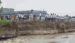 High school about to go under Padma water 