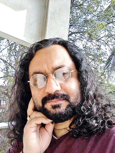 Maksudul Ahsan, artist, curator and the CEO of the Basilio Gallery