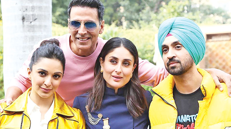 Akshay Kumar, Kareena Kapoor, Diljit Dosanjh and Kiara Advani star in Good Newwz