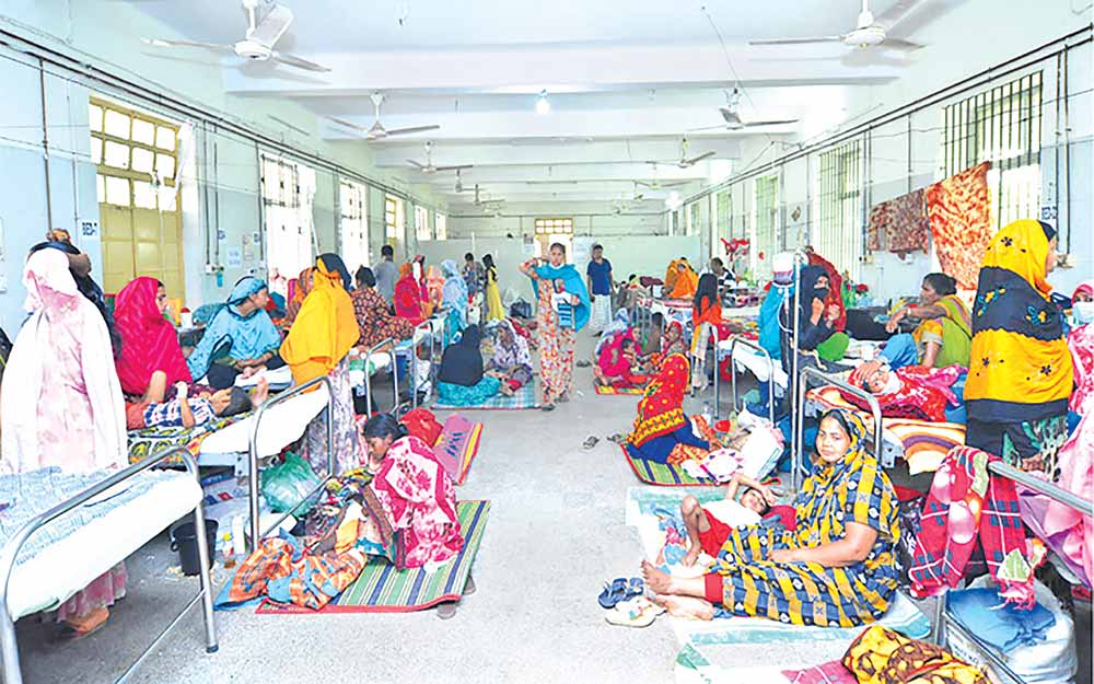A view of diarrohea patients at the RMCH.	photo: observer
