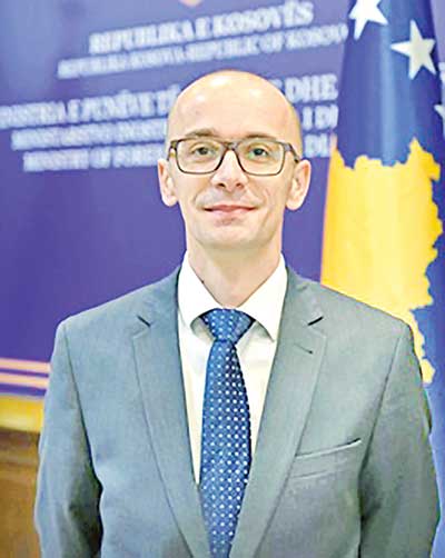 Kosovo Deputy Foreign Minister Kreshnik Ahmeti