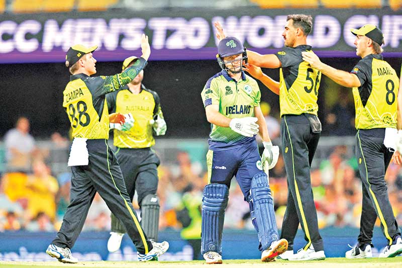 Australia back on track winning over Ireland at T20 World Cup