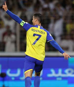 Cristiano Ronaldo scores four for Al Nassr to pass 500 league goals - in pictures