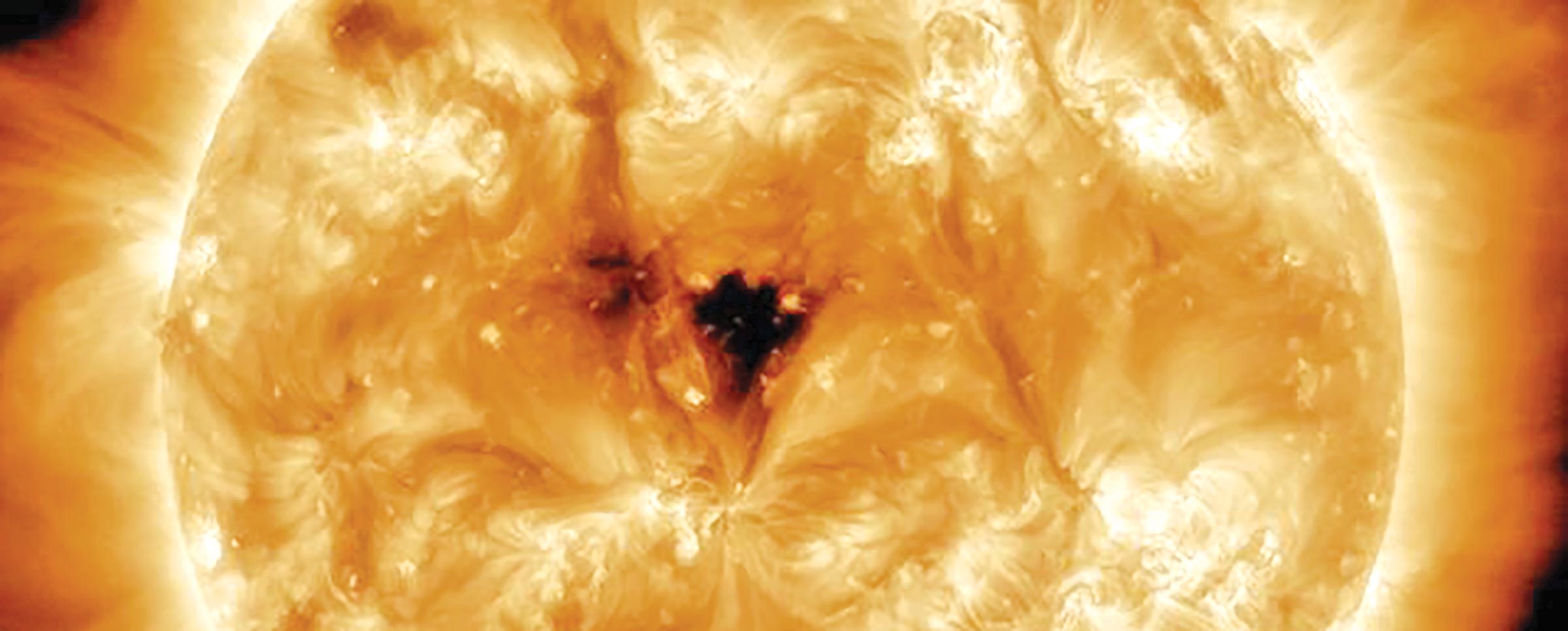 Sun develops 'coronal hole' 20 times the size of Earth