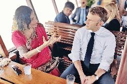Macron mixes politics and culture