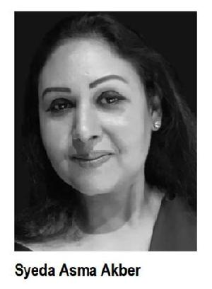 Asma Akber’s deep affection for vivid hues and enigmatic shapes