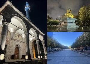 It is midnight at Pristina