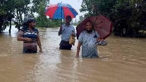 70 Feni villages submerged by heavy rain, upstream floodwaters