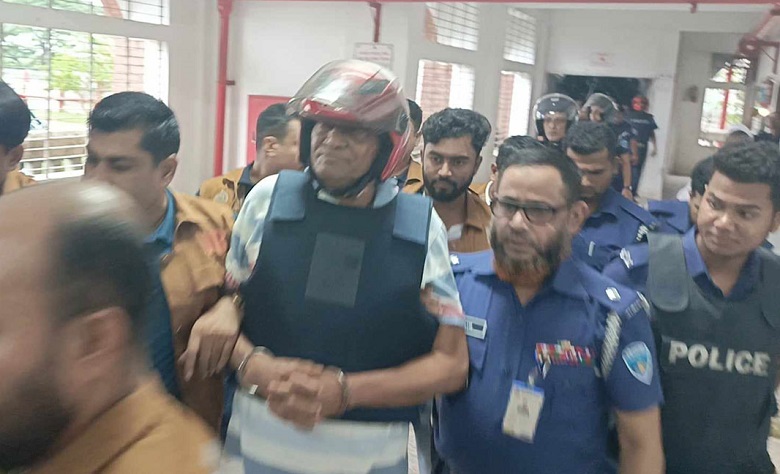 Former MP for Brahmanbaria-6 (Bancharampur) constituency Captain (Retd.) A.B. Tajul Islam are being taken to the court on August 21. Photo: Collected