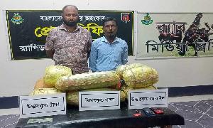 Two held with 43-kg hemp in Gaibandha