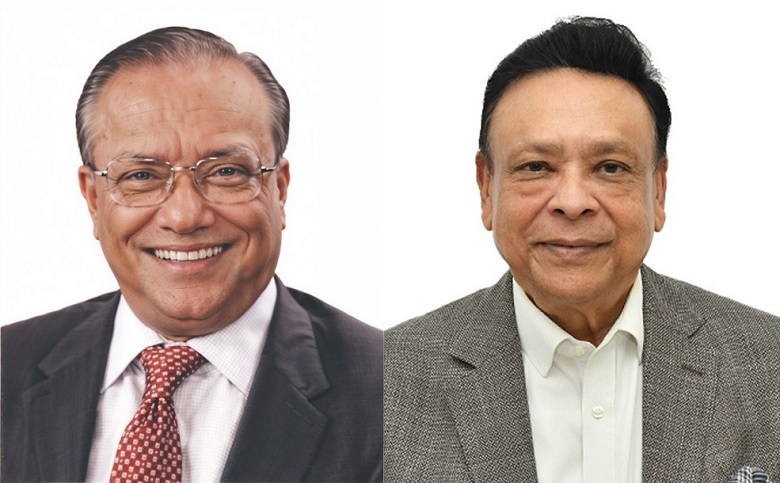 Abdul Awal Mintoo and Moazzam Hossain.  Photo: Collected