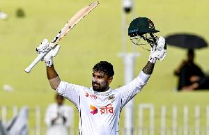 Hasan's double strike after Litton's heroic 138 put Bangladesh in command