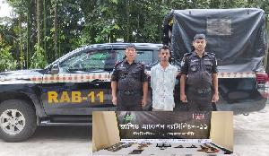 Youth arrested with firearms, ammunition in Noakhali
