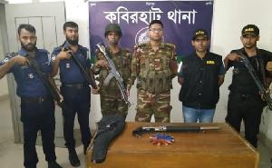 Firearms recovered in Noakhali