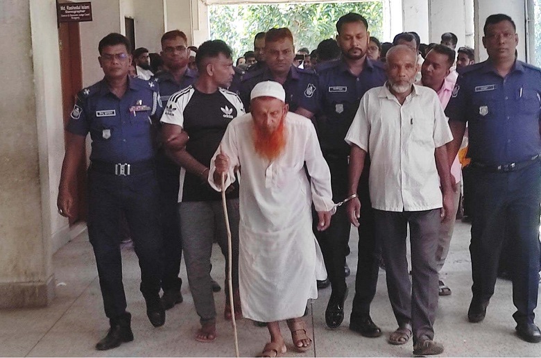 The convicted three are being sent to jail after court hearing. Photo: Observer