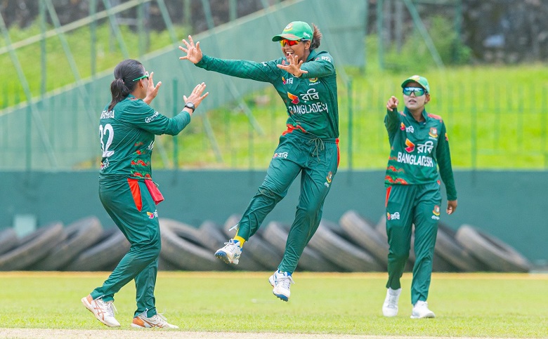 Bangladesh Women's A secure T20 series sweep against Sri Lanka. Photo: BCB