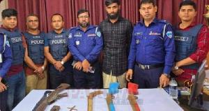 Youth held with firearms, ammunition in Cox's Bazar