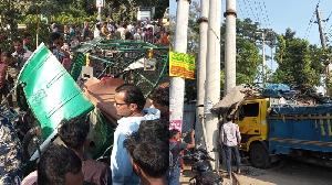 Schoolgirl dies in Thakurgaon road accident