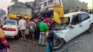 Jashore road crash leaves one dead, 2 injured  