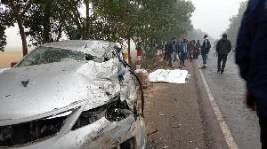 Two killed, 2 injured in Naogaon road crash
