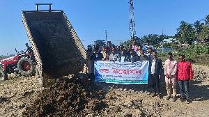 Inauguration of haor protection embankments in Sunamganj  