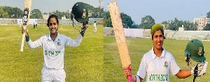 Nigar, Farzana make history in Bangladesh Women's first-class cricket  