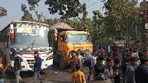 Workers' block Dhaka-M'singh hwy over unpaid wages  