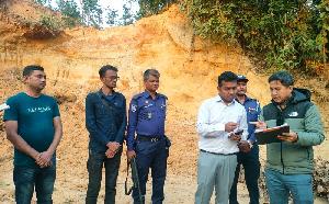 Man fined to Tk 1.5 lakh for illegal hill cutting in Khagrachhari