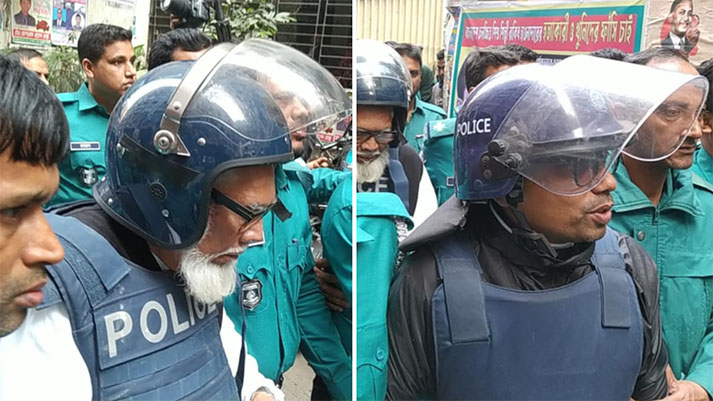 Salman F Rahman, Zunaid Ahmed Palak are being taken in a court. Photo : collected 