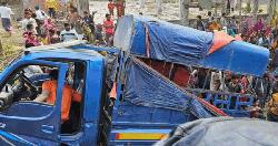 Three, including siblings killed in Faridpur train-pickup collision