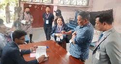 Malaysian, Bhutanese CECs observe polling at DU Laboratory School