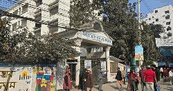 Polling begins smoothly at Uttara High School and College