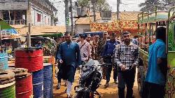 Army, administration act to prevent artificial fuel crisis in Khagrachhari