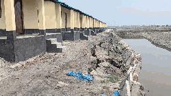 Cracks appear in Satkhira Ashrayan project houses, yet to be handed over