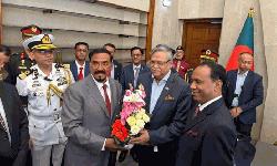 President administers oath to new Speaker, Deputy Speaker