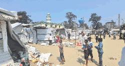 Structures removed voluntarily from Cox’s Bazar beach dunes