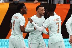 Mbappe on target as France shrug off red card to beat Brazil