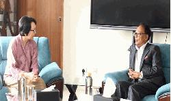 Bhutanese Ambassador meets Minister Faqir Mahbub