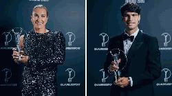 Alcaraz, Sabalenka lead tennis sweep at Laureus Awards