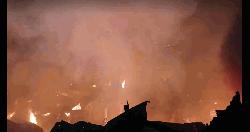 13 firefighting units battling Kalshi slum blaze amid water shortage