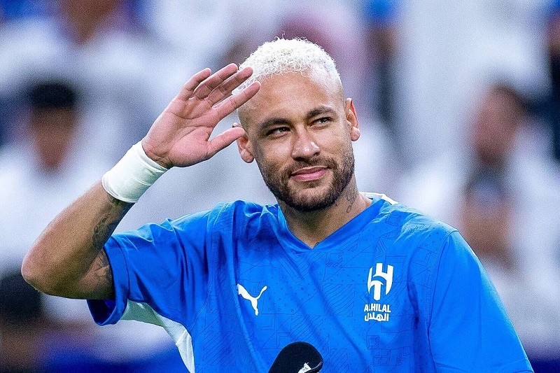 Brazilian football star Neymar Jr