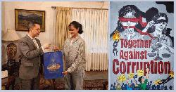 Bangladeshi student receives International Anti-Corruption Art award