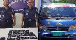 8,000pc Yaba seized from pickup van in Brahmanbaria, driver flees