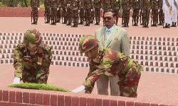 Acting Prez pays homage at National Memorial in Savar