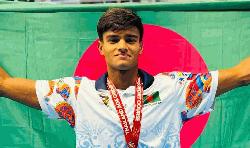 Bangladeshi swimmer Rafi wins gold in Thailand