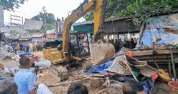 32 illegal structures demolished at Munshiganj launch pier