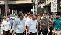  PM inspects hawker-free footpaths in Mirpur