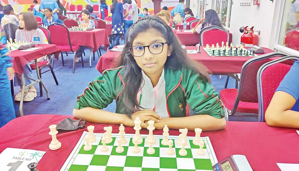 Khusbu wins gold in Western Asian Youth Chess