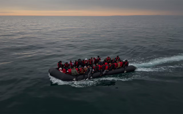 The UK saw its first small boat crossing of the year this weekend (file photo) (Getty Images)